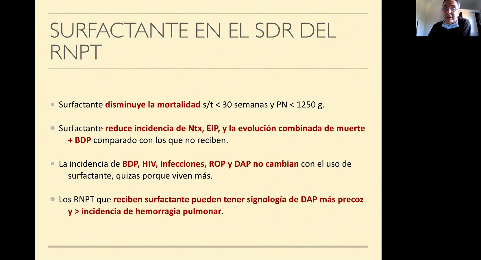 5 Administración de surfactante. Parte 3