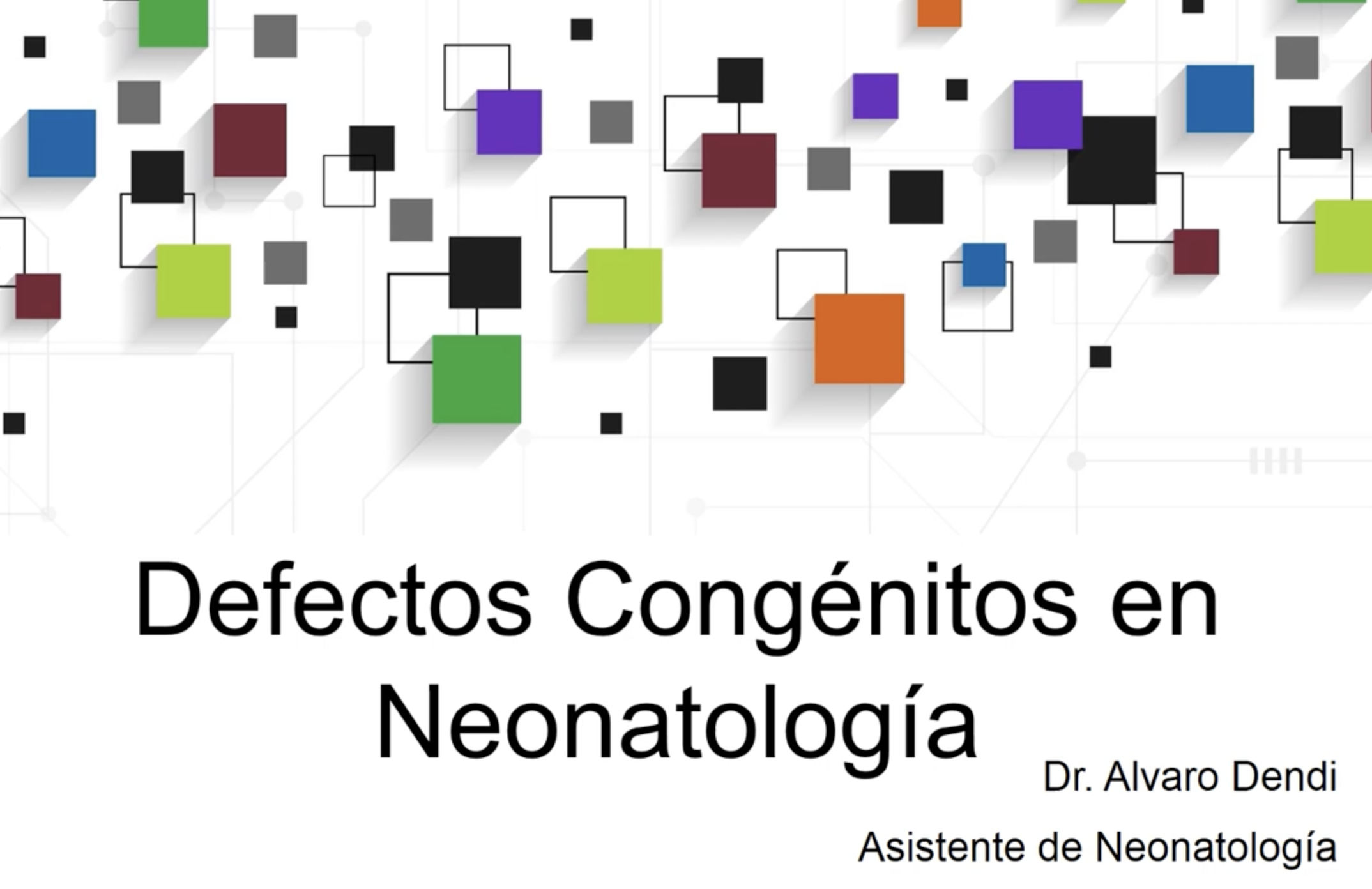 K Defectos Congénitos en Neonatología